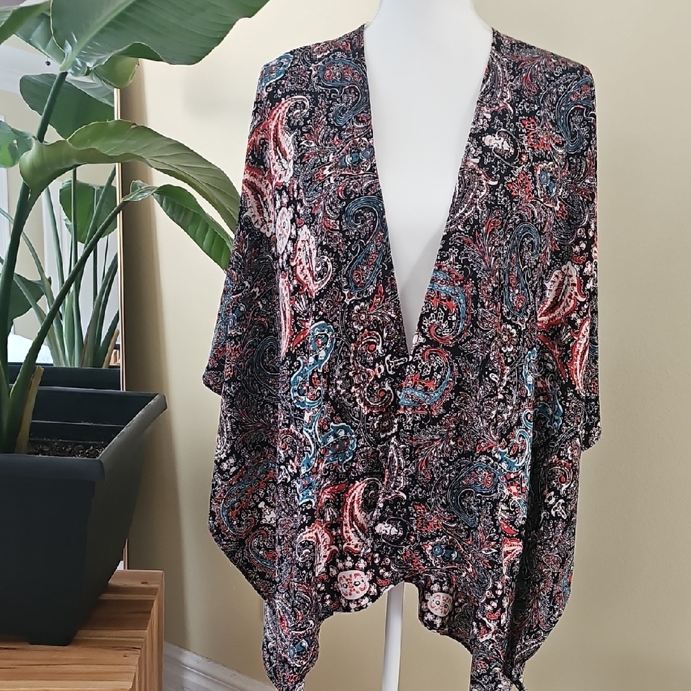 Paisley Kimono Cardigan